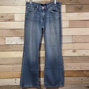 ​Levi's 518 Superlow Bootcut  Jeans Womens Size 7M Low Rise Stretch